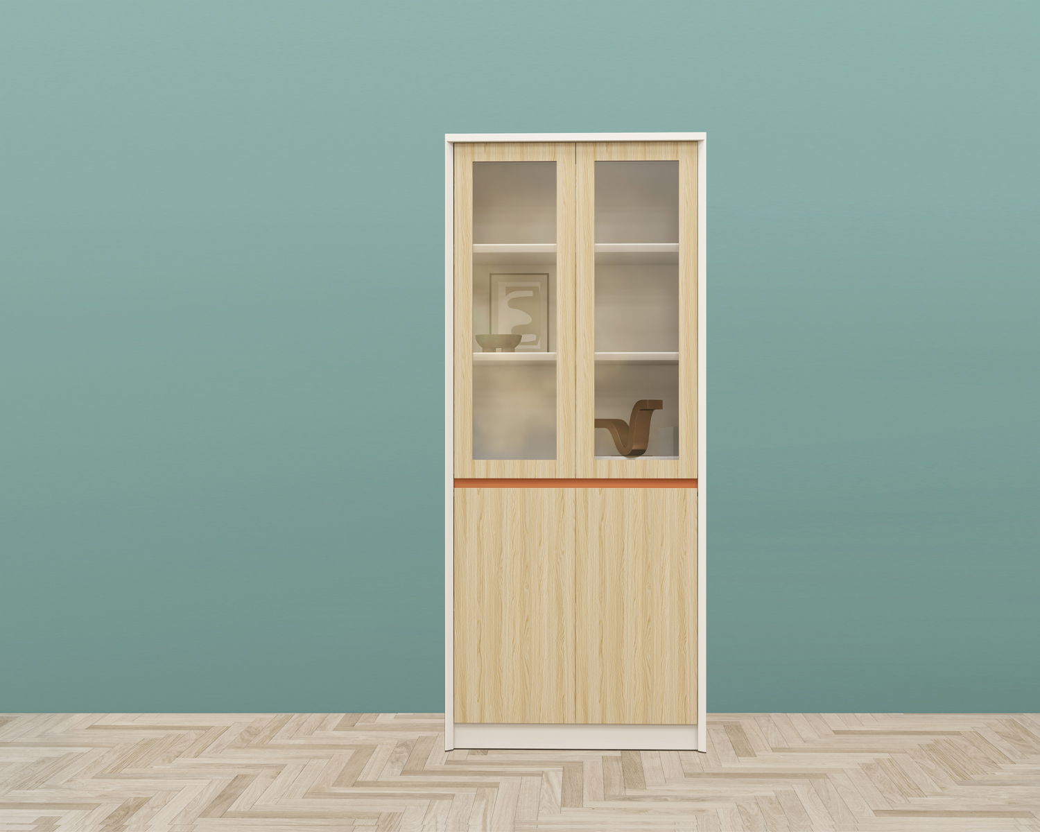 清風文件柜/文件柜/木質簡約現代檔案柜-3